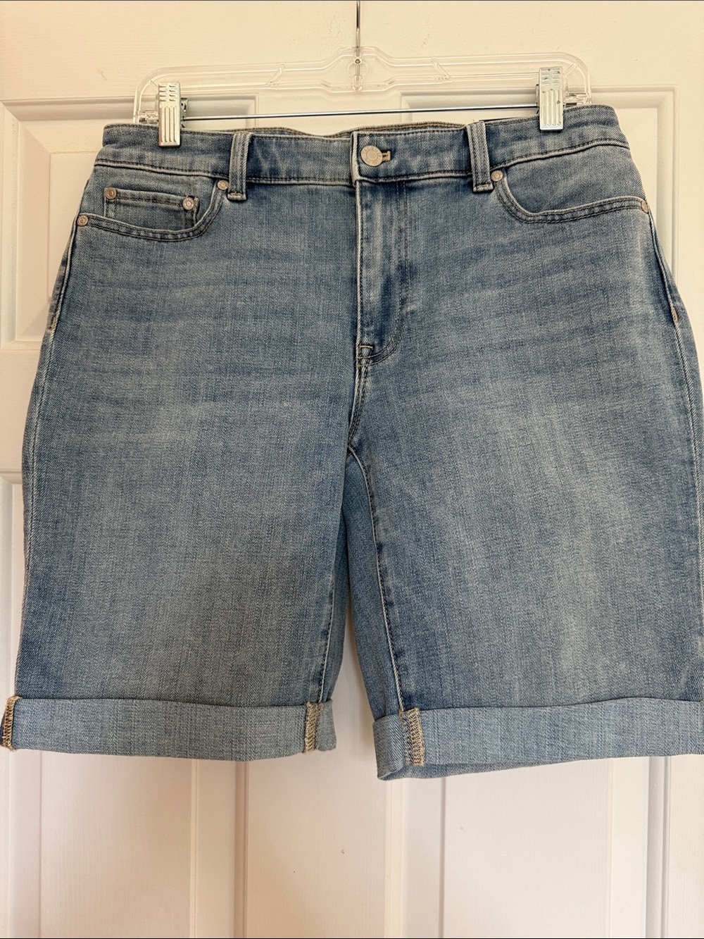 Talbots Light Blue Denim Jean Shorts